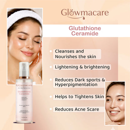Glutathione Ceramides Face Wash – Brightening & Deep Clean