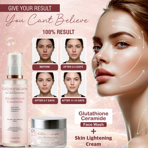 GlowmaCare 7 Days Glow Kit Face Wash + Brightening Cream