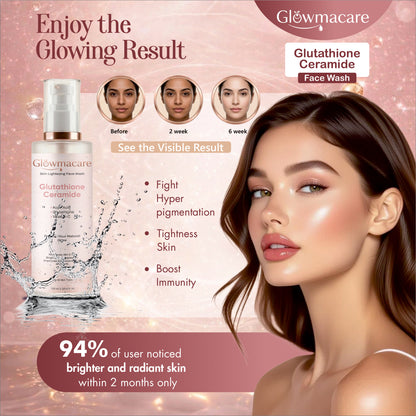 Glutathione Ceramides Face Wash – Brightening & Deep Clean