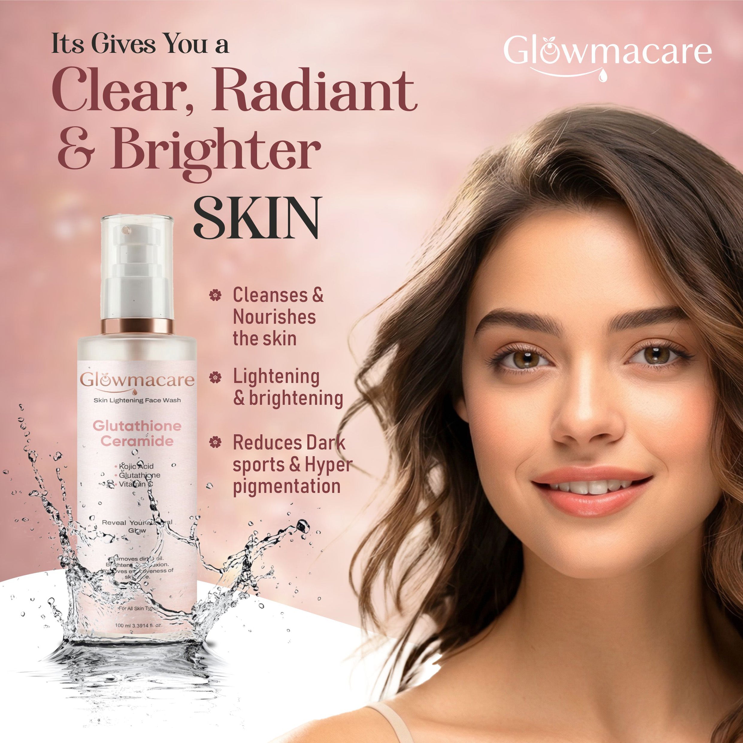 GlowmaCare 7 Days Glow Kit Face Wash + Brightening Cream